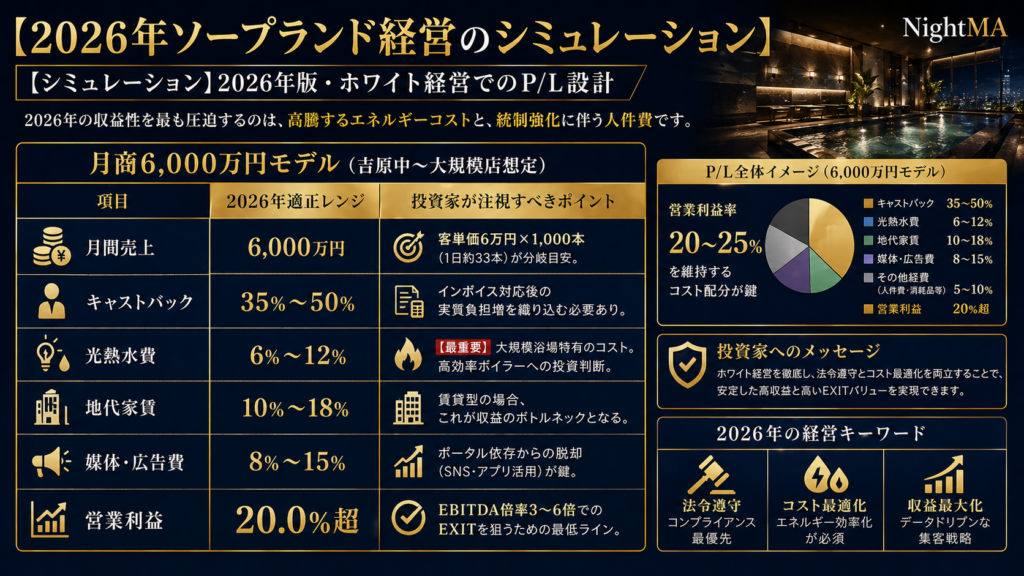 【シミュレーション】2026年版・ホワイト経営でのP/L設計