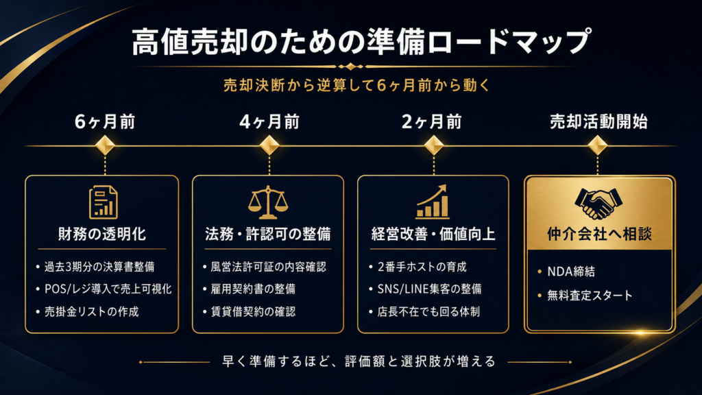 高値で売るための準備——売却前にやること
