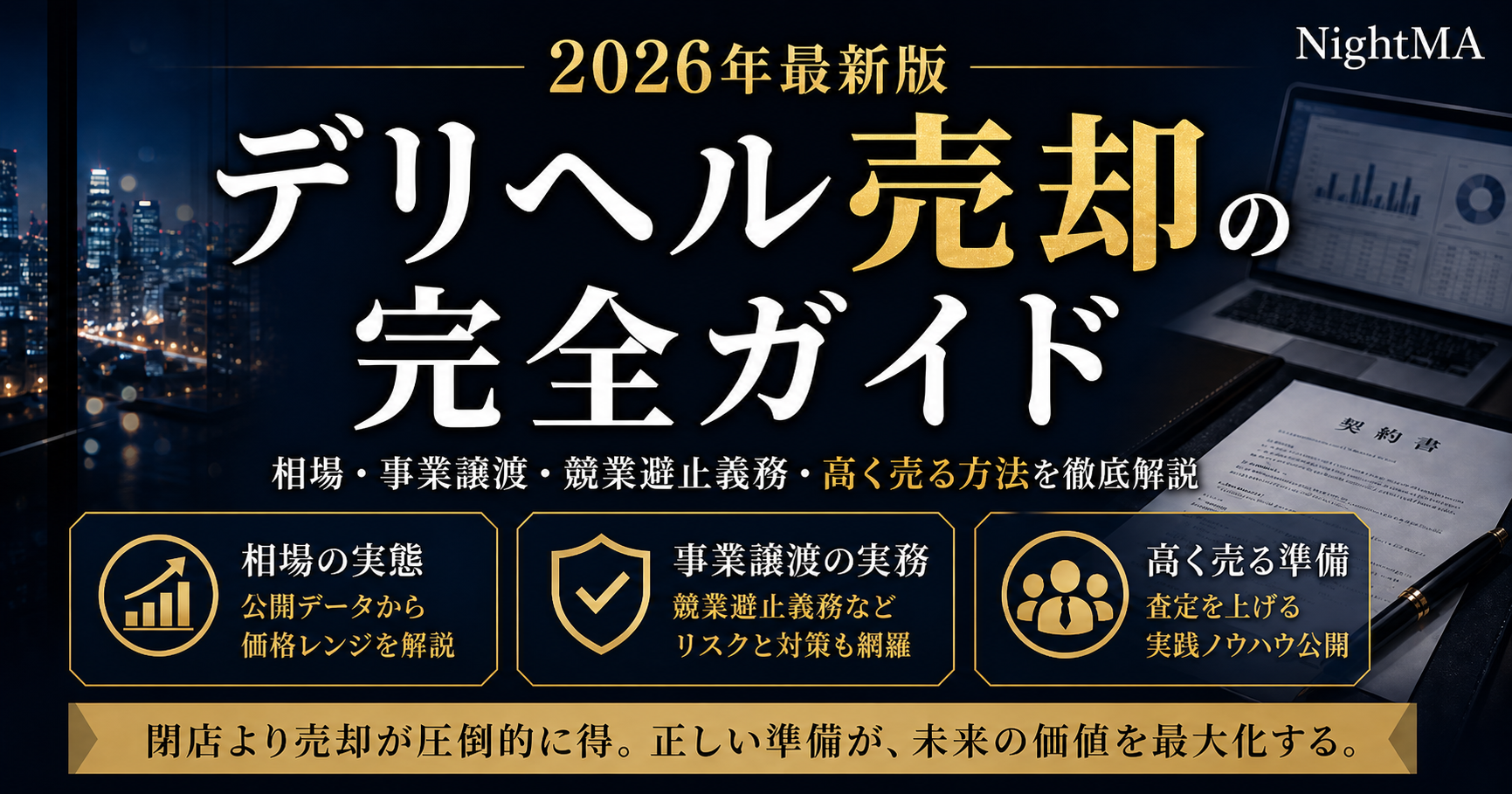 デリヘル売却の完全ガイド｜相場・事業譲渡・競業避止義務・高く売る方法をM&A仲介が解説